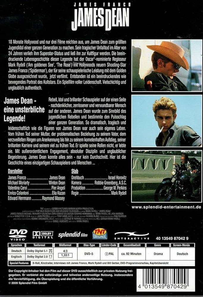 James Dean: Amazon.co.uk: Franco, James, Moriarty, Michael